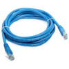 Steren 308-514BL 14 FT CAT5e Cable Blue Patch cord UTP RJ45 350 MHz Ethernet Network 24 AWG Copper Stranded Male to Male RJ-45 Enhanced Category 5e High Speed Data Computer Gaming Jumper, Part # 308514-BL
