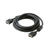 Eagle 15' FT VGA Cable HD15 SVGA Male to Male Black Monitor 0.7 Inch 15 Pin with Ferrite VGA to VGA Data Transfer Interconnect Computer Cable