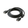 Steren 253-375BK 75' FT VGA SVGA Cable HD15 Male to Male Black Monitor 0.7 Inch 15 Pin with Ferrite VGA to VGA Data Transfer Interconnect Computer Cable, Part # 253375-BK