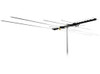 Channel Master CM-5016 Masterpiece HDTV Outdoor Antenna Digital FM UHF VHF Heavy Duty 60 Miles 15 Element Near Fringe 50 FT RG6 Coax With Gold F Connectors  RED ZONE