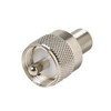 Eagle F Female to UHF Male Adapter Coaxial Connector Plug to F-Female Jack Adapter Coaxial Connector UHF Plug to F Jack Commercial Grade Nickel Plated with Delrin Insulator, Part # 200194