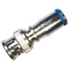Forza 42277 BNC Compression Connector RG6 Coaxial Nickel Plate Permaseal, BLUE BAND