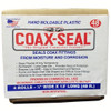 Coax-Seal 105 4 Pack 1/2" Inch x 12' Ft 3/32" Thick Hand Moldable Black Mastic Plastic Commercial Pack Tape Coax Sealant Tape for Fittings Universal Waterproof Non-Conducting Roll Wire Wrap