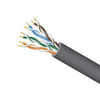Eagle 1000' FT CAT5E Plenum Cable Gray UTP CMP Ethernet 350 MHz Solid Copper 24 AWG High Speed Ethernet Data Transfer