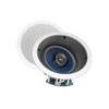 Sequence 730-206 Premier Series 6 1/2" Inch Home Theater Two Way Left / Center / Right  in Ceiling Speaker with Pivoting Tweeter Each