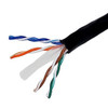 Eagle 1000' FT CAT6 UTP Riser Rated Ethernet Cable Black CMR Solid Copper