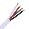Eagle Speaker Cable 16/4 16 AWG 4 Conductor In Wall Stranded Copper High Strand Count PVC Jacket UL Listed In-Wall Flexible Signal Transfer