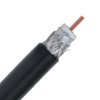 Eagle 100 FT RG11 Coaxial Cable 3 GHz Black 14 AWG CCS Copper Covered Steel 75 OHM Spool, Part #CAG11Q100