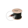 Steren 200-915BK RG59 Coaxial CCTV Camera Cable 3GHz AWG 2 Conductor Solid Copper 1000' FT Black 18 AWG 2 Conductor Siamese 95% Copper Video Power Braid Shielding