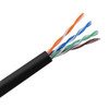 Vericom XBW5U-04939 CAT5E Cable 1000 FT Black CMR Solid Copper 24 AWG 4 Pair 350 MHz UL Listed