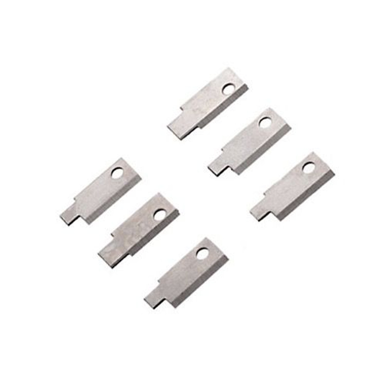 Replacement Blades for Coax Stripper CS-70B, Digital Audio Video Signal Coaxial Cable Jacket Cutting Stripping Tool Razor Blades, 6 Count Pack, Part # CS70B