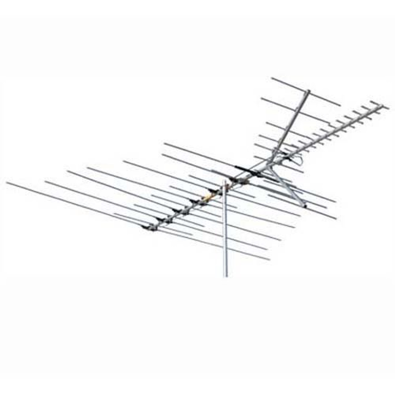 Channel Master CM-3679 Crossfire Series HDTV Antenna Deep Fringe Ultra-Hi  Cross Fire VHF / UHF / FM HD TV Antenna 3679 46 Element Off-Air Local  Signal