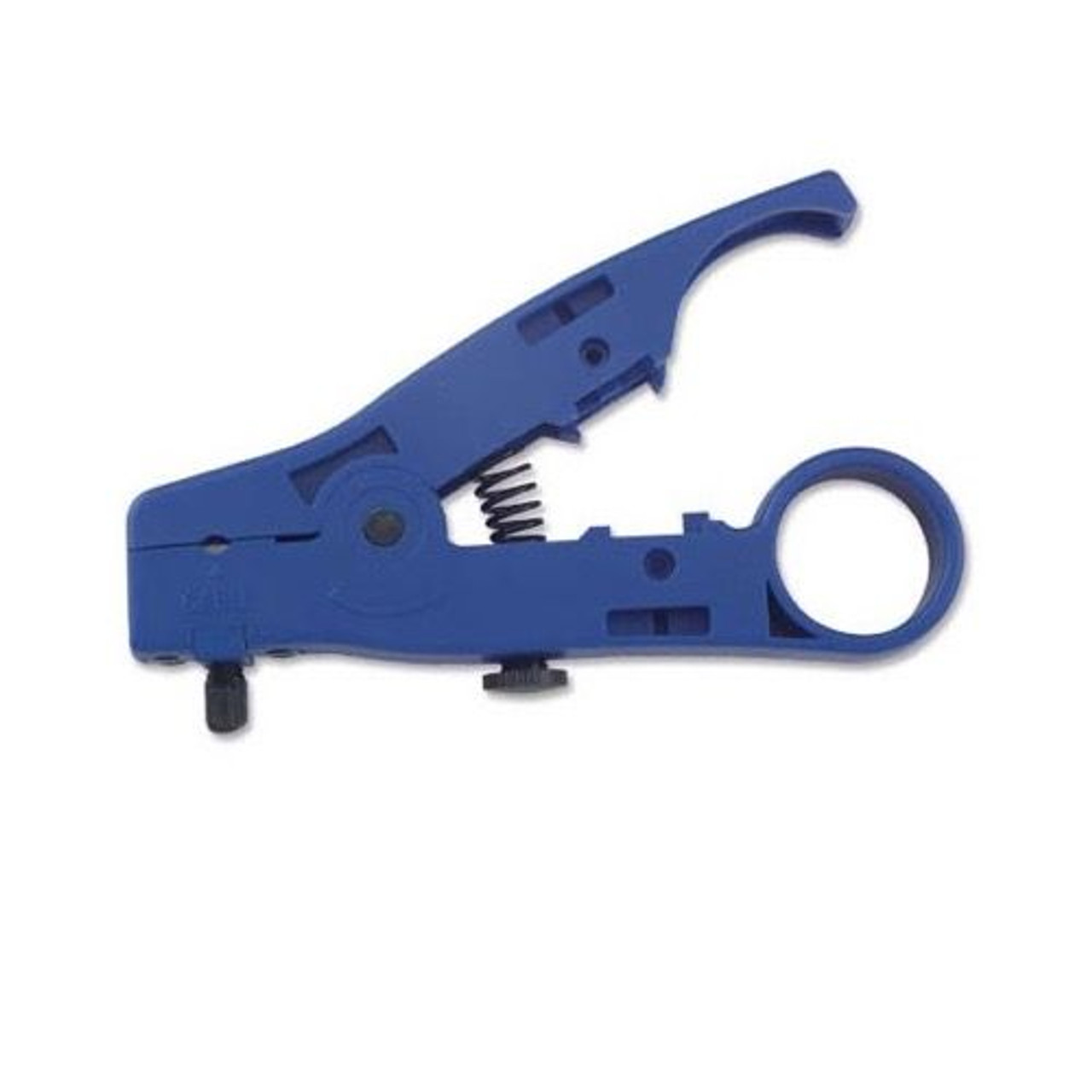 Eagle Aspen 500034 Universal Coaxial Stripper RG6 RG59 Rotarty Tool Pre-Set for Compression Type F Snap Connector for RG-6, RG-59 Coax Cable Adjustable Stripping Length 8mm, Pro Commercial Grade Rotary Cutter, Part # 500034