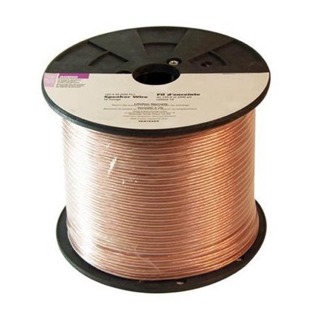 Eagle 50' FT 16 AWG GA Speaker Cable 2 Conductor Ocygen Free Pure Copper Spool Polarized 2 Wire Conductor Digital Audio Signal Super Flex Copper In-Wall Cable Home Theater Sound