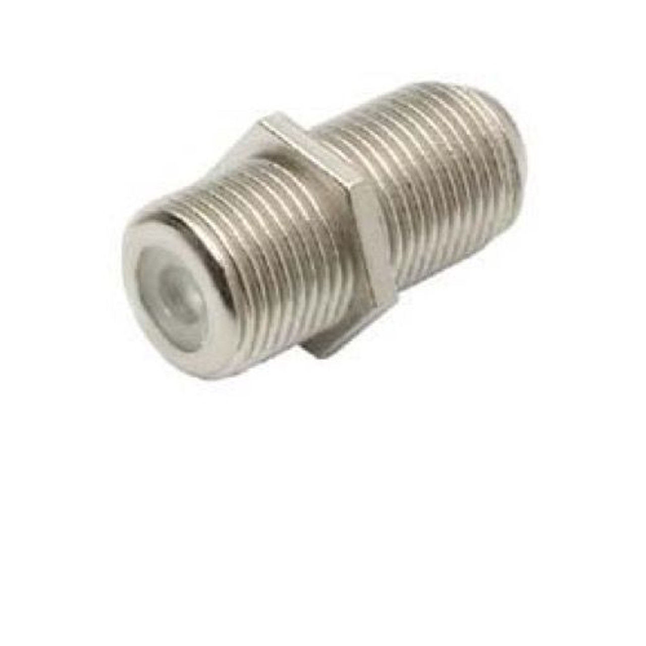 Eagle Aspen F81 Splice Barrel F-Coupler Female to Female Coupler 1 Pack Splicer Coax Adapter Connector Cable Barrel Jointer Coupling Audio Video Coaxial Cable Splice Plug Extension, Part # FF-10-B