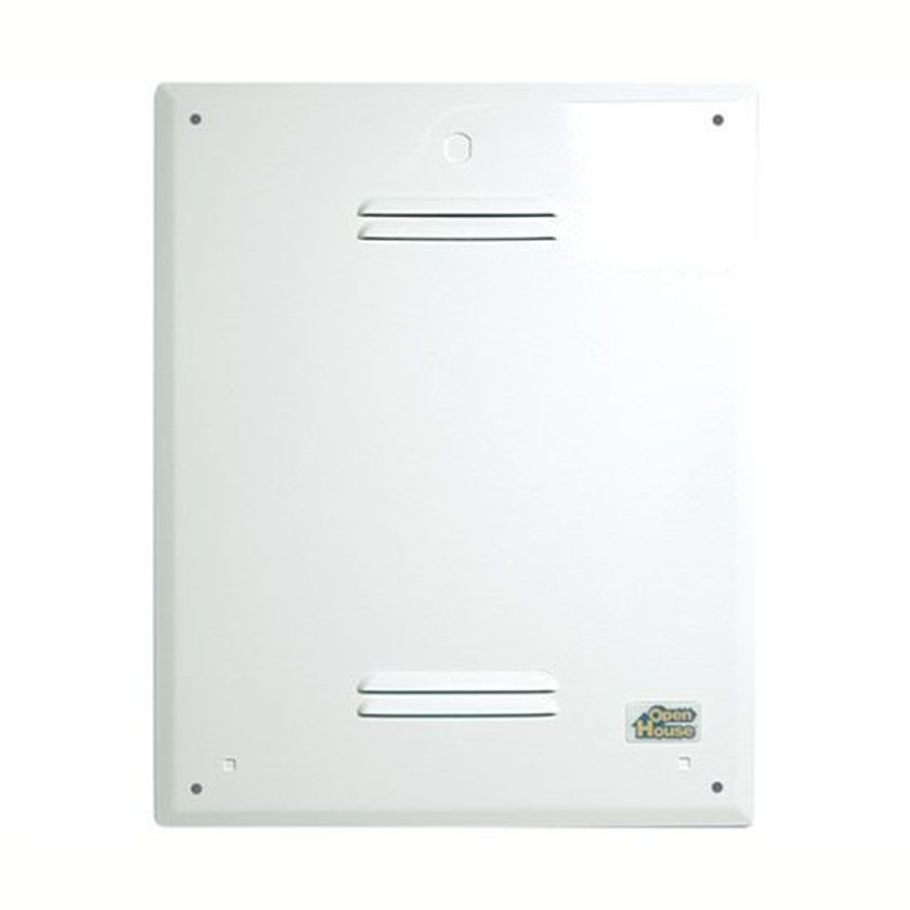 Channel Plus HC18A 18" Inch Custom Installation Enclosure Cover Steel Painted White Snap-On Locking Screw Fits H318 and H218 Home Video Hub Master Junction Box Lid for Home AV Telephone Data Distribution Systems