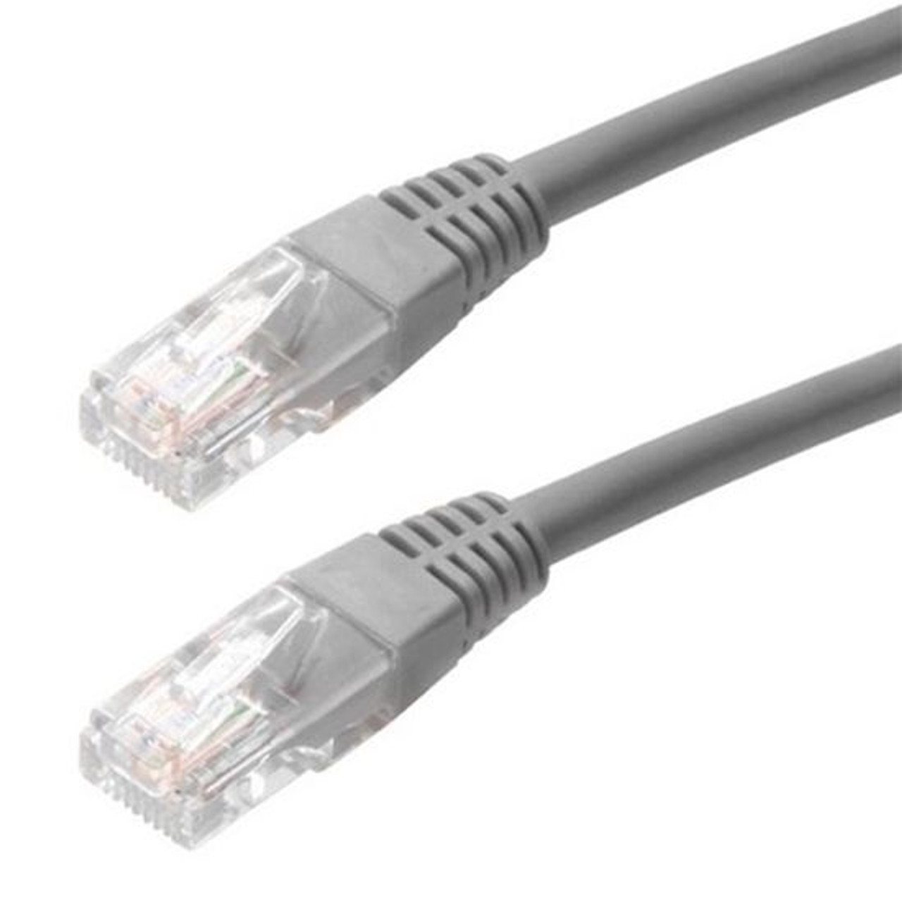 Steren 308-510GY 10FT Gray CAT5e Patch Cable UTP 350 MHz RJ45 Network 24 AWG Stranded Copper Male to Male RJ-45 Enhanced Category 5e High Speed Ethernet Data Computer Gaming Jumper, Part # 308510-GY