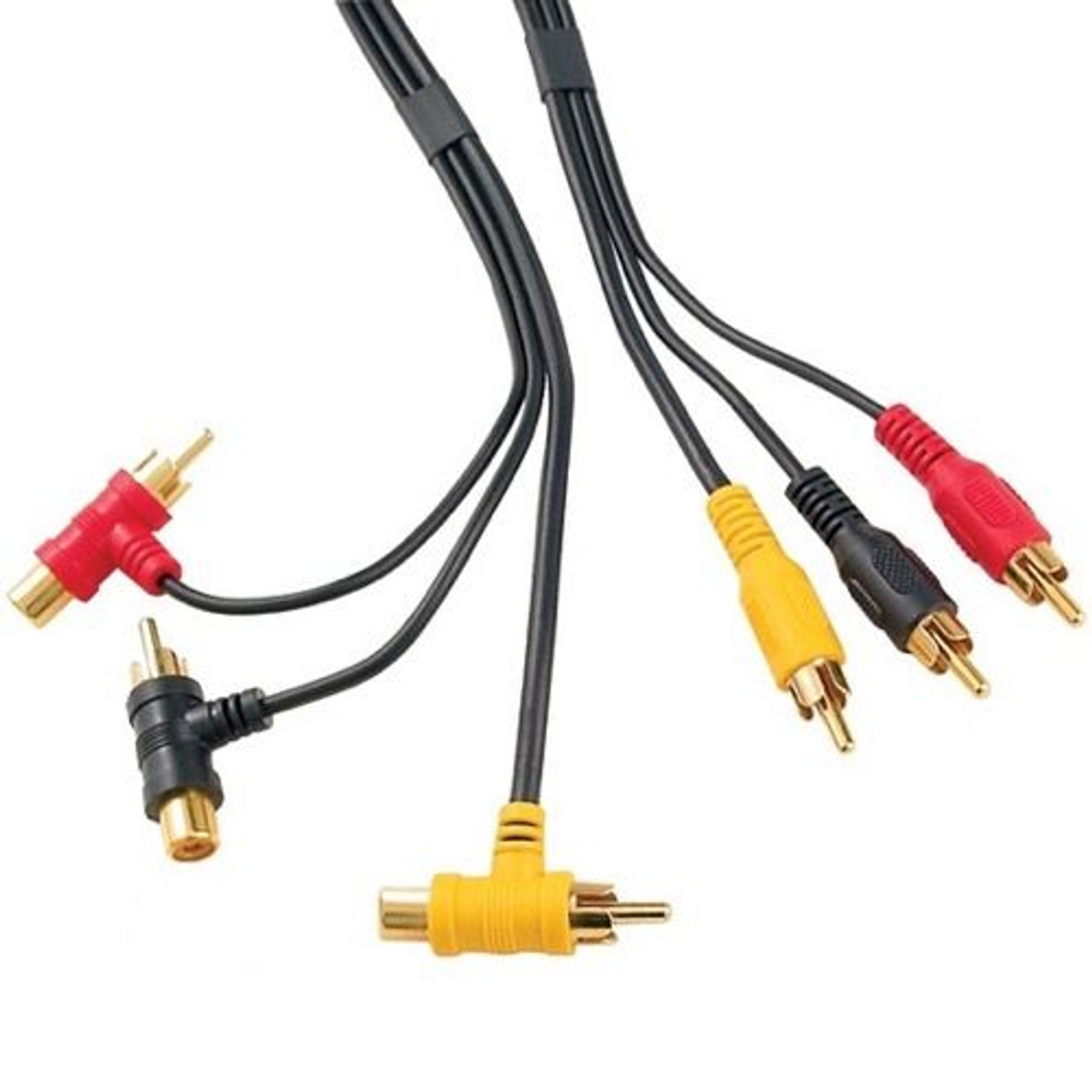 Linear 2743 Cable Set RCA Loop Thru Audio / Video Cable for 5500 Series Video Modulators, RCA Loop-Thru Cable Set Connection without Y Adapters, Part # CP2743