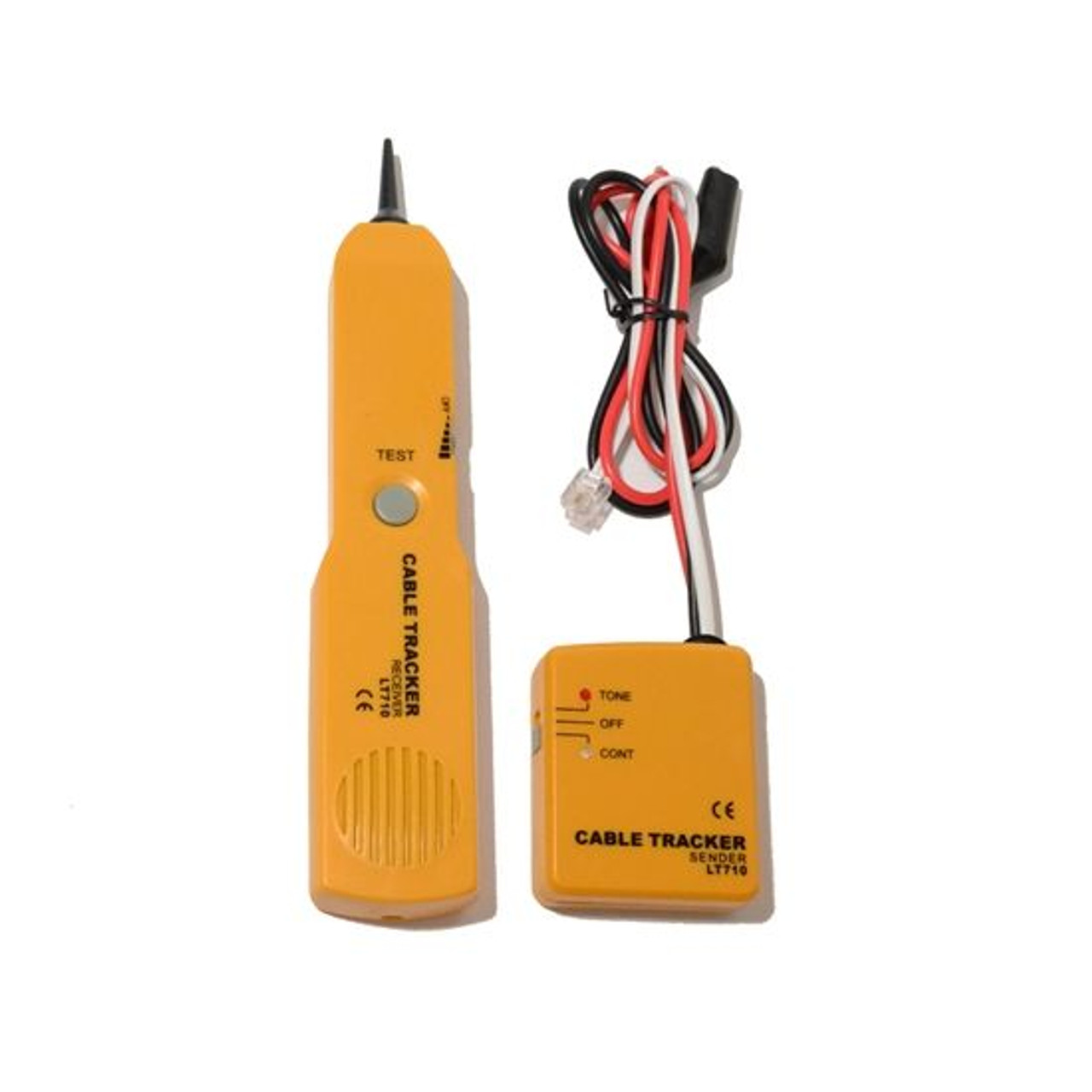 Steren Type Cable Locator Toner and Probe Tracker Kit Test and Locate Identify Trace Cable Pairs Individual Wire and Conductors Modular Telephone Data Line Cord Short Tester with LED Display