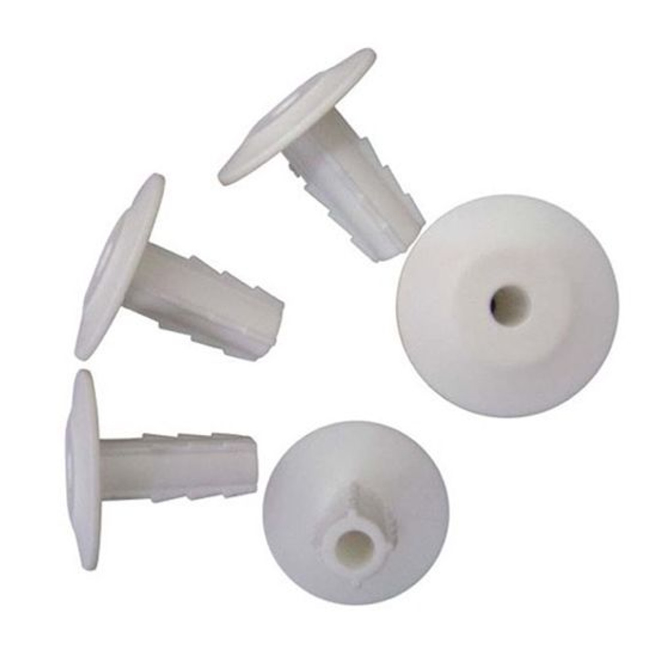 Steren 200-986WH RG6 Coaxial Feed Through Wall Bushing White Cable 7/16" Plug 10 Pack Lot Feed Thru Wall Bushing, Audio Video Speaker Data Wire Protector, Part # 200986-WH