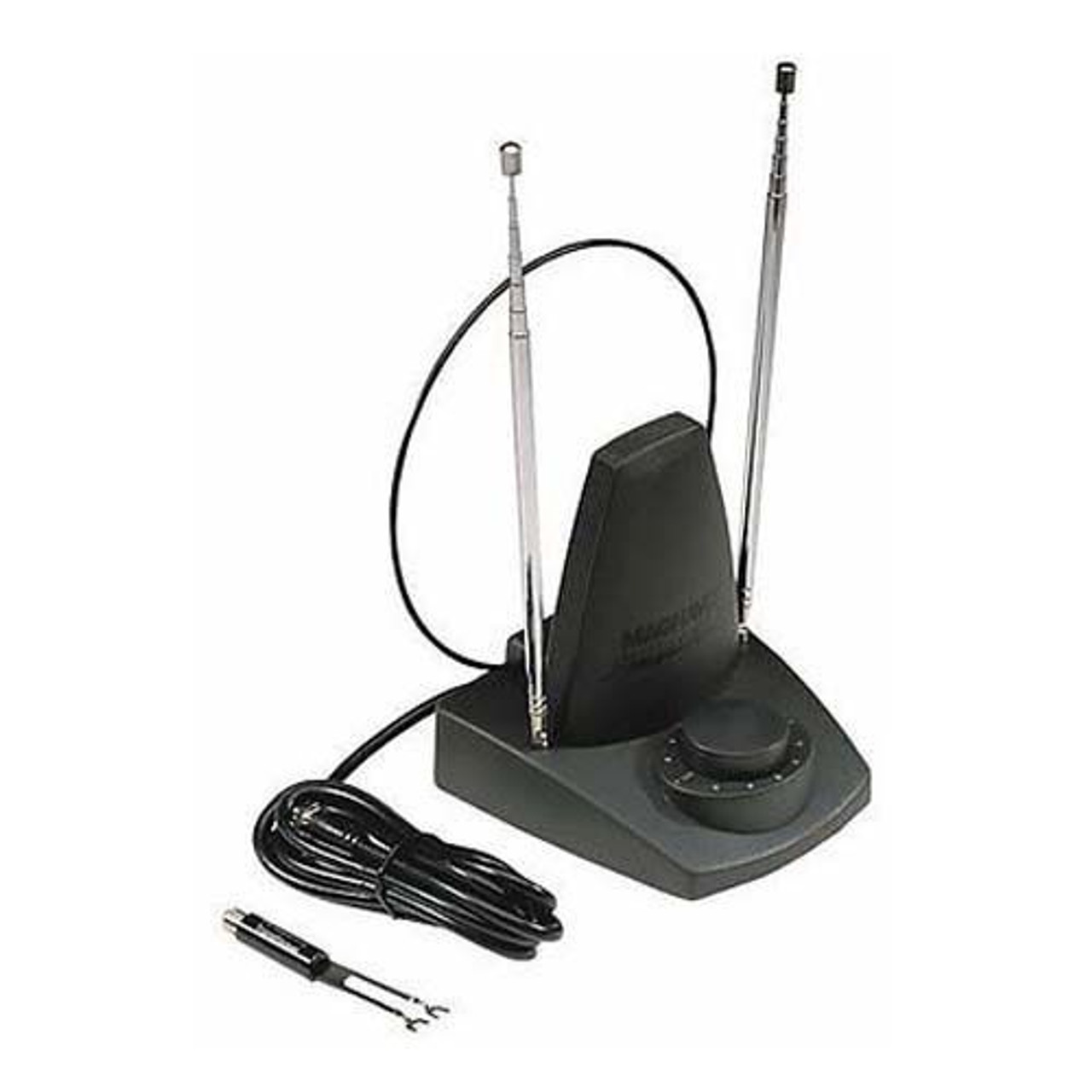RCA ANT121 HD TV Antenna Indoor with Fine Tuning Channel Signal Aerial with Smart Tuner Local Channel Signal Aerial with Smart Tuner