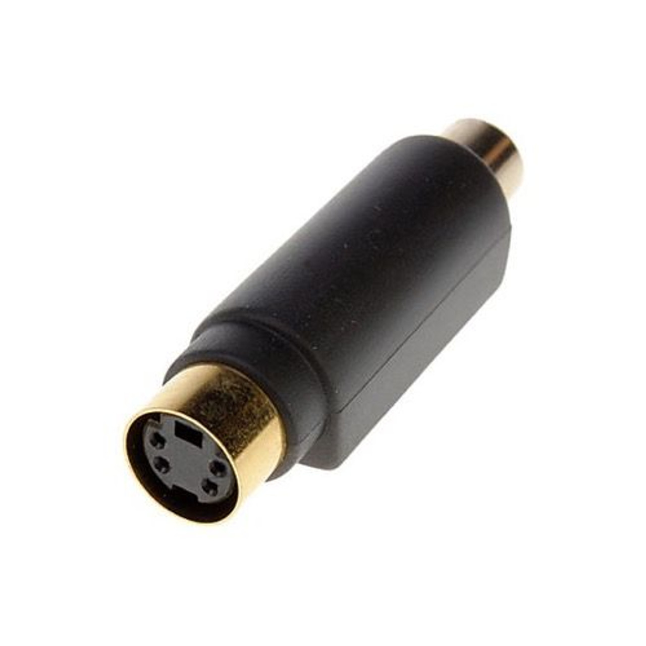 Steren 251-151 S-Video Female to RCA Female Adapter Jack Bidirectional Composite Video Gold Plate RCA F to S-Video F Coupler Stereo Cable Connector Audio Video Tool Less Hook-Up Component Connector, Part # 251151