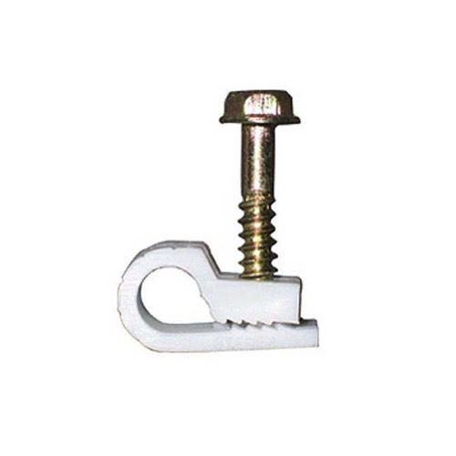 2500 Pack Best Connections Black Flex Clips – Mounting Strain Relief For RG6/RG59 Coax Wire