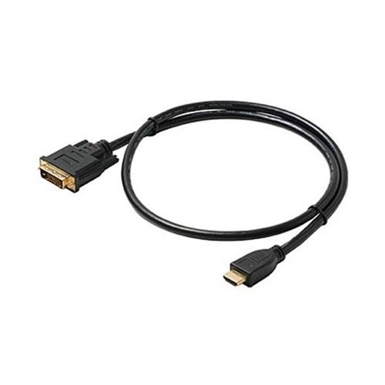 Steren 516-930BK 30' FT DVI to HDMI Cable 24 Pin Male to Male Plug Video Digital Gold Plated Contacts Pure Copper Premium Resolution, Part # 516930-BK