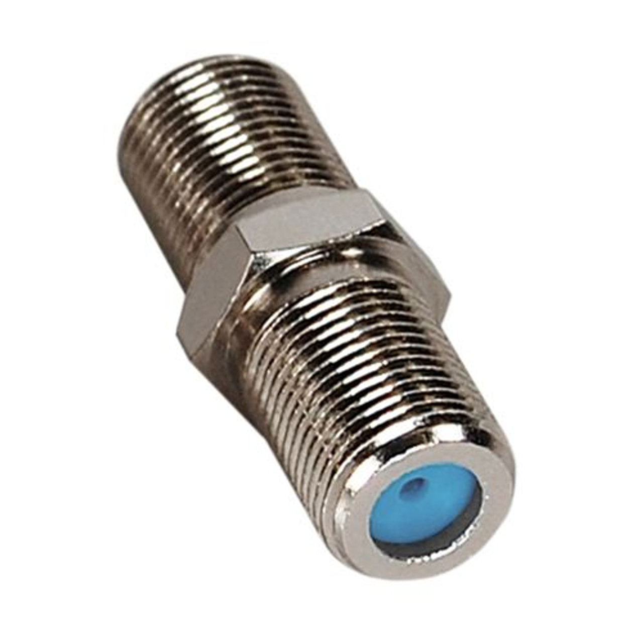 Steren 200-058-10 2.5 GHz F-81 Coupler 1" Long Barrel Splice High Frequency 10 Pack Female to Female Adapter Connector Cable Coax Barrel Jointer Coupling Audio Video Coaxial Cable Splice Plug Extension, Part # 200058-10