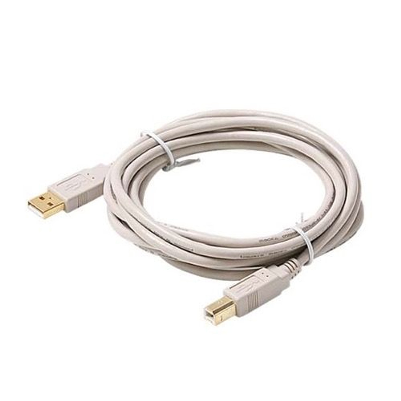 Steren 506-465 15' FT A-B USB Cable 2.0 USB A to B Male to Male Backwards Compatible with USB 1.1, Flexible PVC Jacket with 24K Gold Contacts, UL Listed, Part # 506465