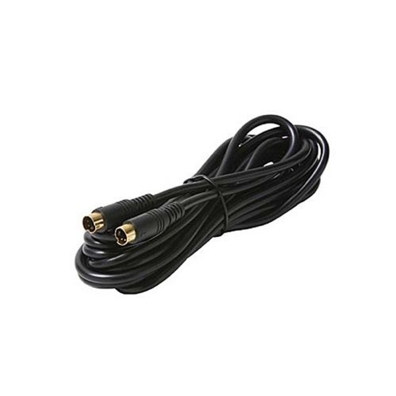 Eagle 25' FT S-Video Cable SVHS 4 Pin Male to Male Camcorder DVD VCR TV DSS Pro Grade Gold Plated Din Each Ends Shielded Digital Video Cable TV Connection Cord Premium Output Input Hook-Up Jacks