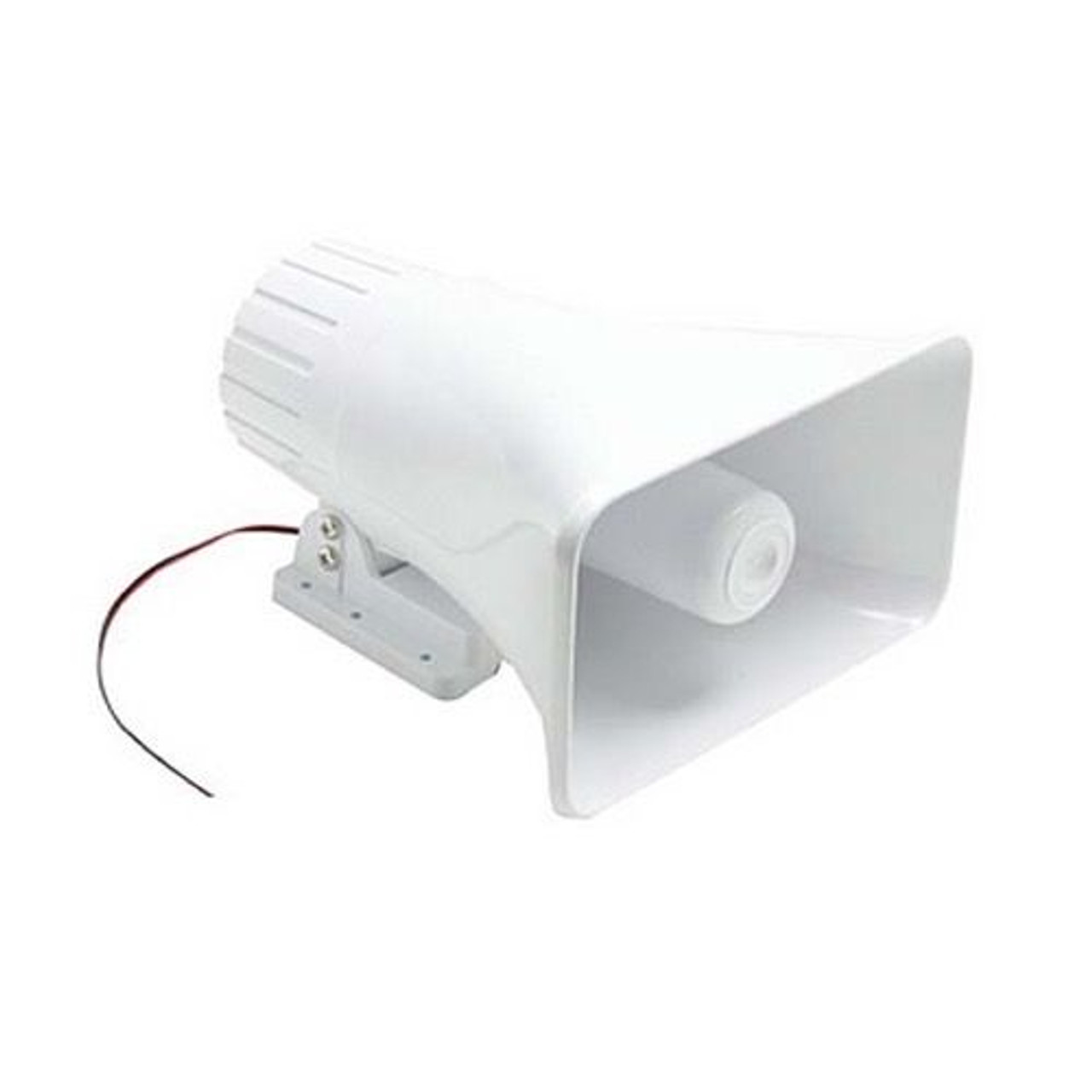 Eagle Speaker Horn 40 Watt Indoor Outdoor White 30 Watt RMS 5 x 8 Indoor Outdoor Loud Speaker Horn High Quality Heavy Duty White Plastic 40 Watt Peak Trumpet 30 Watt RMS 8 Ohm