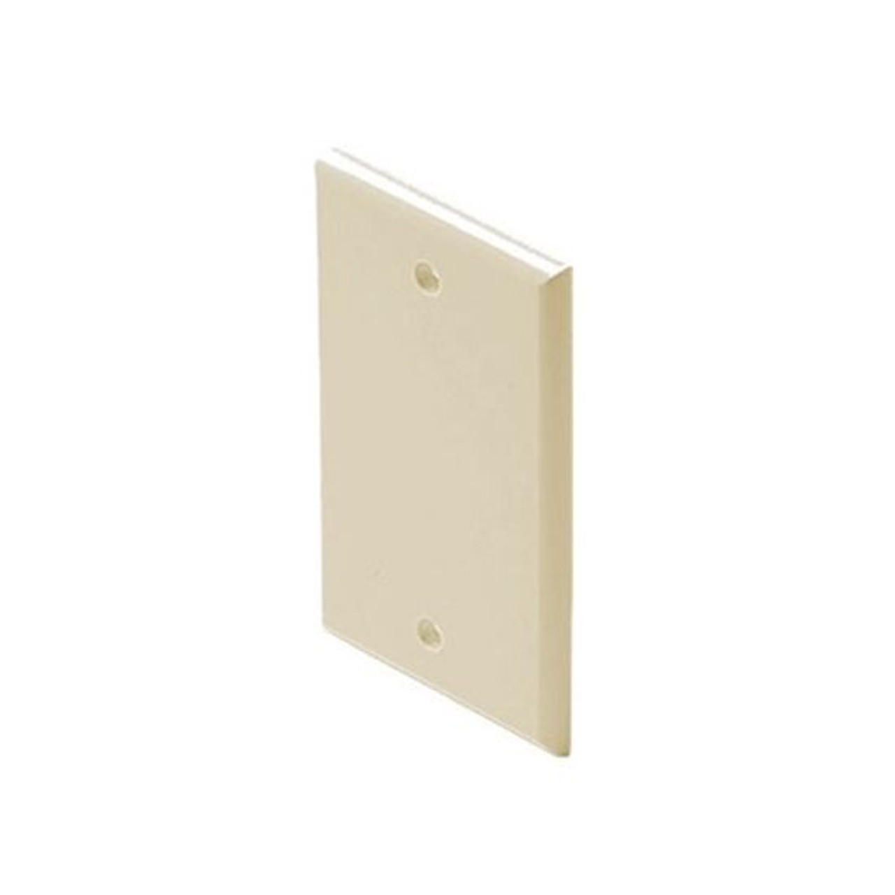 Eagle Blank Wall Plate Ivory Single Gang Blank Wall Plate Flush Mount 1 Pack Single Gang Wall Cover Plate Installation Ivory Electrical Box Cover, High Impact ABS Construction