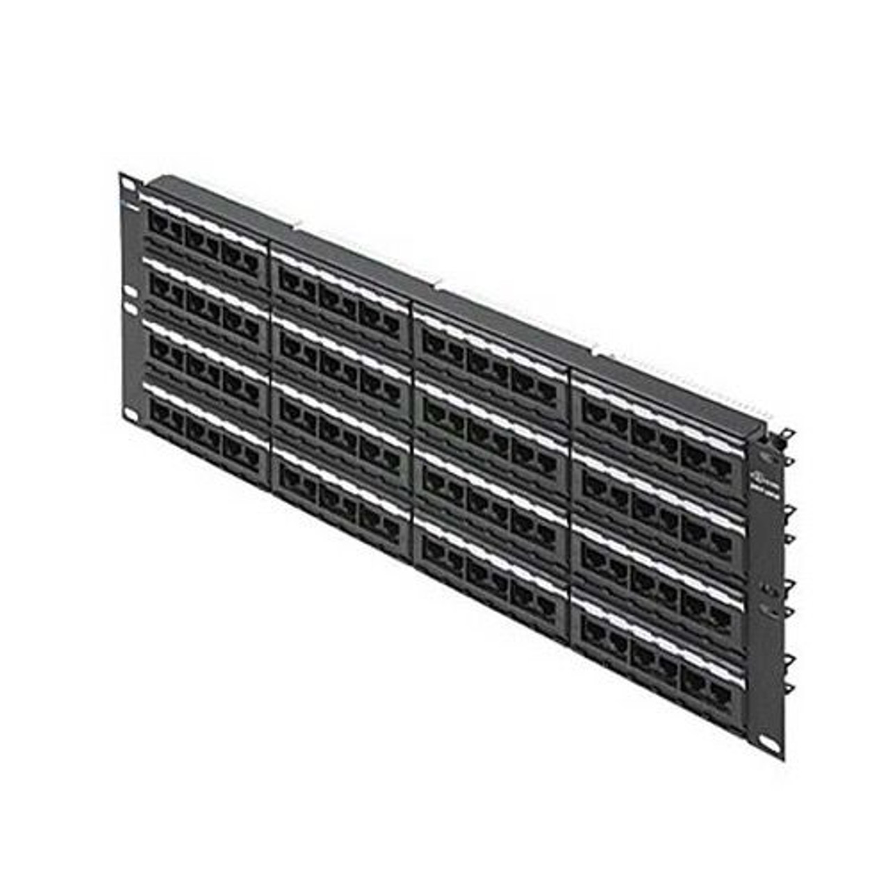 Eagle 96 Port Patch Panel CAT5E RJ45 110 Type Horizontal 19" Inch Rack Mount UL Listed 568 A/B Compatible Network Termination with Punch Down Tool AWG 22 - 26 Tin Lead Nickel Contact RJ-45 CAT-5E, Conforms to ANSI/TIA/EIA 568 Standard