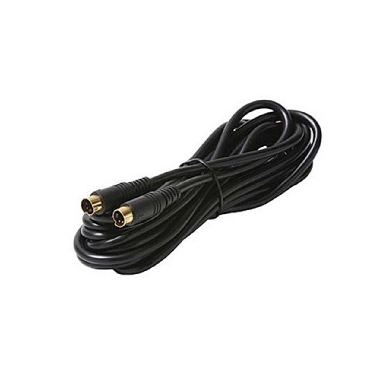 Steren 255-208 50' FT S-Video VHS to S-Video Cable with Gold Plated Din Each Ends Shielded Digital Video Cable TV Connection Cord Premium Output Input Hook-Up Jacks, Part # 255208