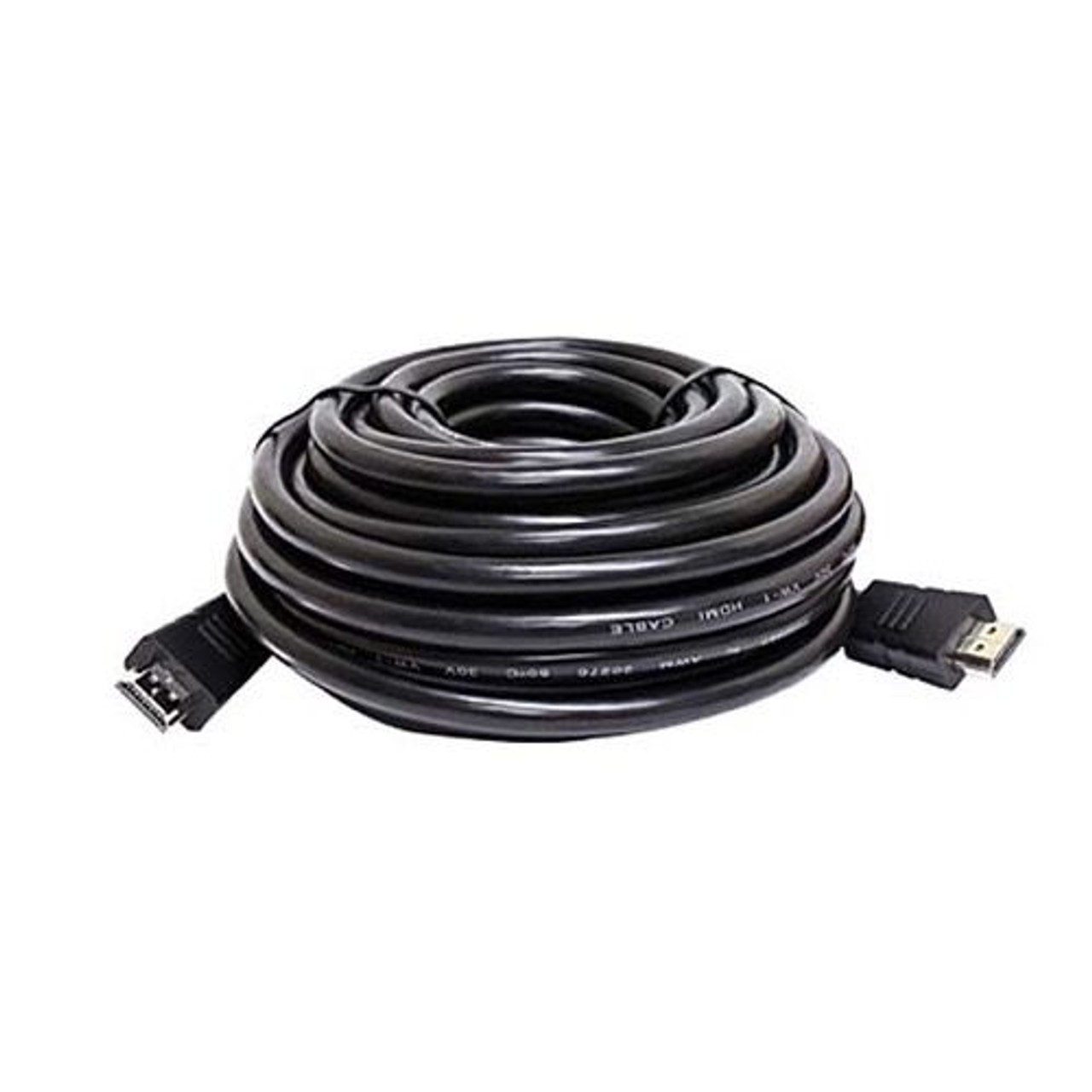 Steren 517-350BK 50' FT HDMI Cable 1.4 Male to Male Ethernet High Speed 3D Approved 4096x2160 10.2 Gbps HDTV Digital Video Resolution Male to Male High Definition Multi-Media Interface Interconnect with Gold Contacts, Part # 517350-BK