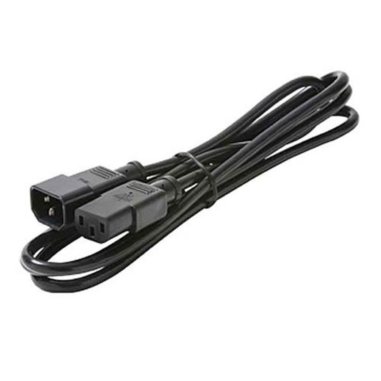 Eagle 6' FT AC Power Extension Cord 18/3 3-Wire PC Computer 120 VAC Black 15 Amp Conductor Stranded Copper 1875 Watt UL Listed Double Insulated Grounded Black Jacket 18 AWG Cable