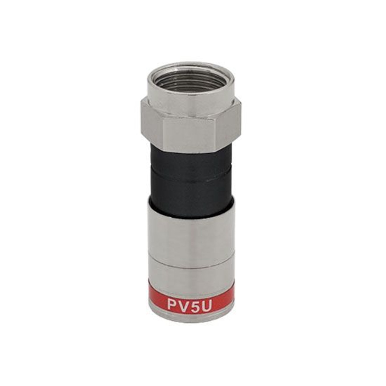 Perfect Vision PV59-PV RG59 50 Pack F Compression Connector RG-59 PermaSeal 360 Ridgeloc Red Precision Machined Any Tool Design Lock-In PermaSeal Plugs, Part # PV59-PV50