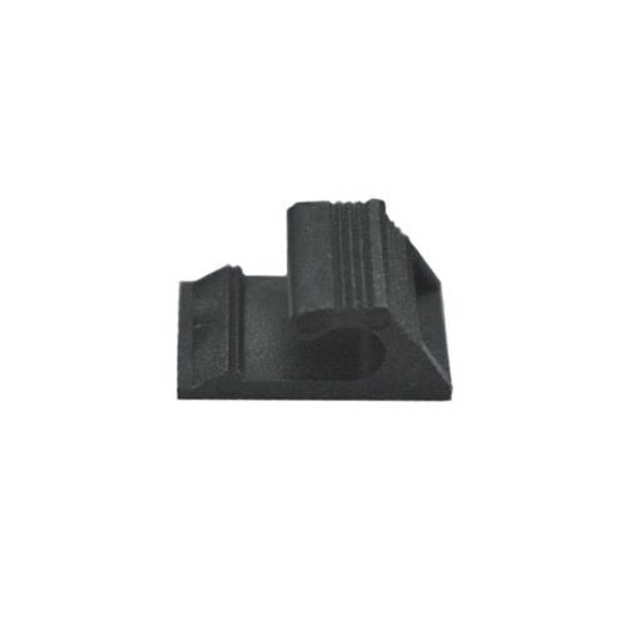 Eagle Horizontal Siding Clip Coaxial Cable Black Clips 100 Pack RG6 RG59 Single TV Antenna Video Signal Home Snap-In Clip, Wire Retaining Fastener Support