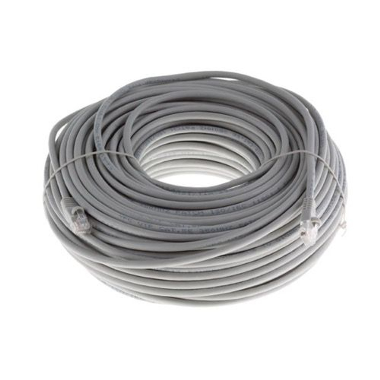 Eagle 50' FT CAT6 Patch Cable Gray Snagless 24 AWG Copper 550 MHz RJ45 23 AWG Copper Each End Gold Network Booted High Performance Data Fast Media 550 MHz RJ-45 Category 6 High Speed Ethernet Data Gaming Jumper