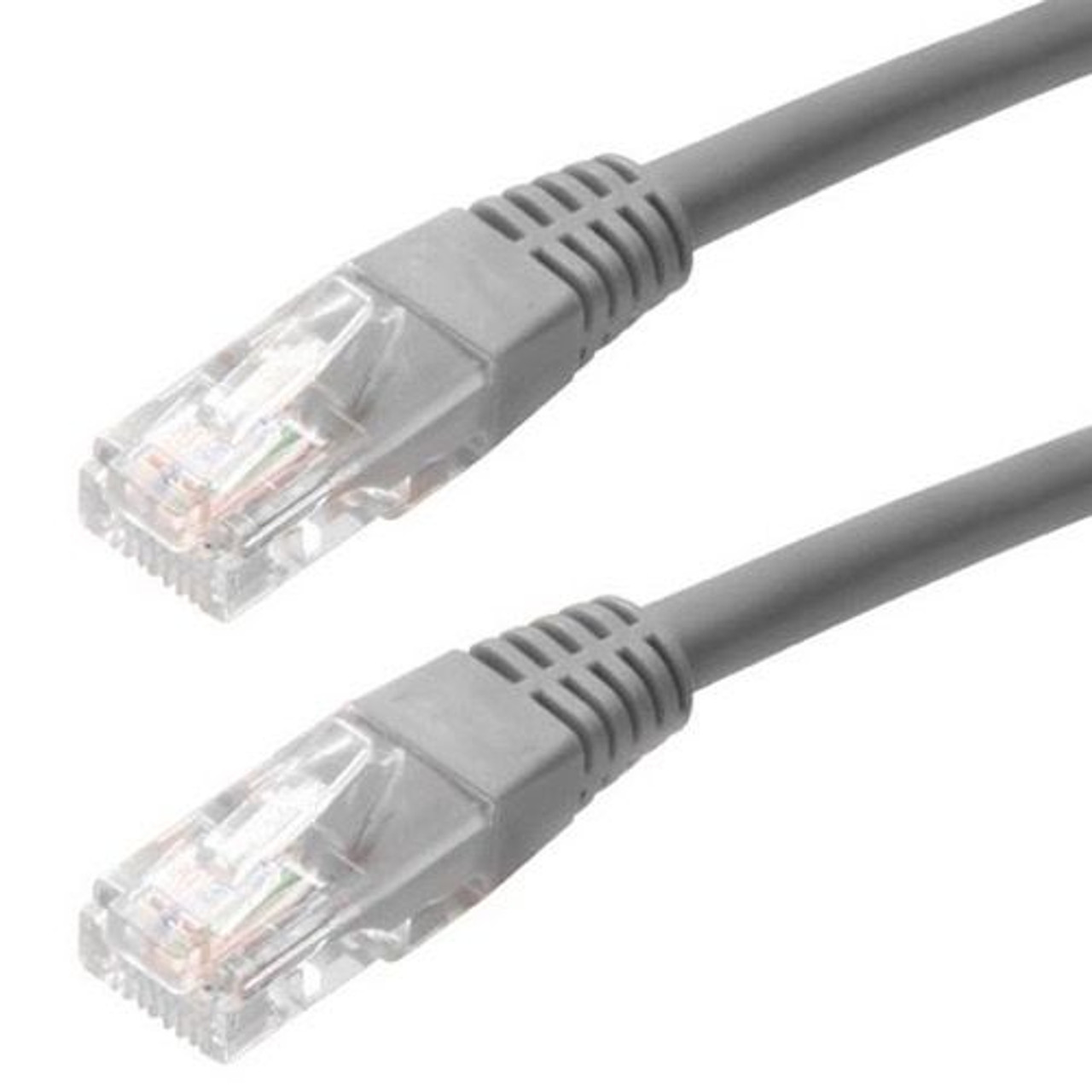 Eagle 3 FT CAT5e Patch Cord Cable Gray UTP 350 MHz Ethernet RJ45 Network 24 AWG Copper Stranded Male to Male RJ-45 Enhanced Category 5e High Speed Ethernet Data Computer Gaming Jumper