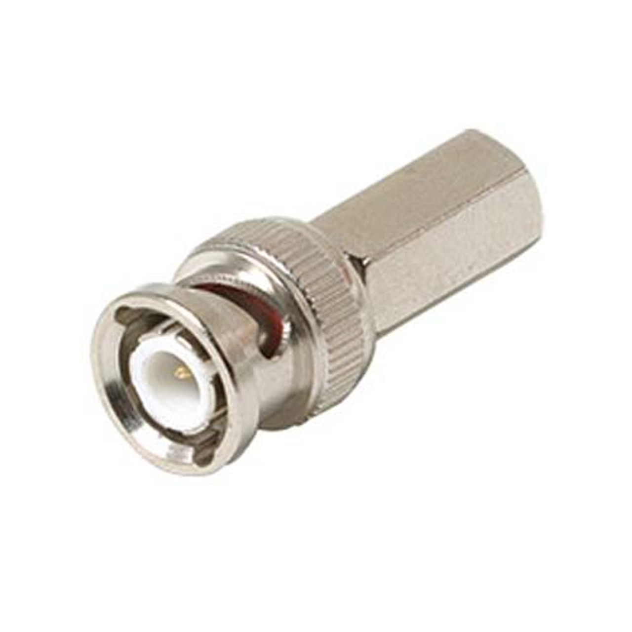 Steren 200-122-10 BNC to RG6 Twist-On Coaxial Cable Connector RG-6 Adapter Connector Audio Video Data Signal Component Device Communication 10 Pack