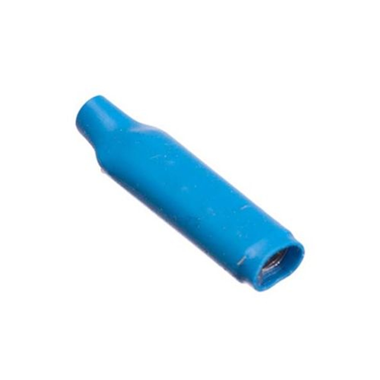 Steren 300-077-25 B-Wire Connector Bean with Gel Filled Blue Crimp Type Insulated Butt 19-26 AWG Solid Wire Copper Wire Splice, Sold as 25 Pack