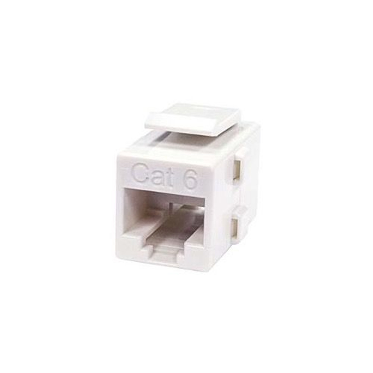 Steren 310-043WH CAT6 In Line Coupler Keystone White RJ45 Commercial Grade Jack to Jack RJ45 Reverse Configuration Modular Keystone Insert Coupler Cable Connector Telephone Data Line Plug Jack, Part # 310043-WH