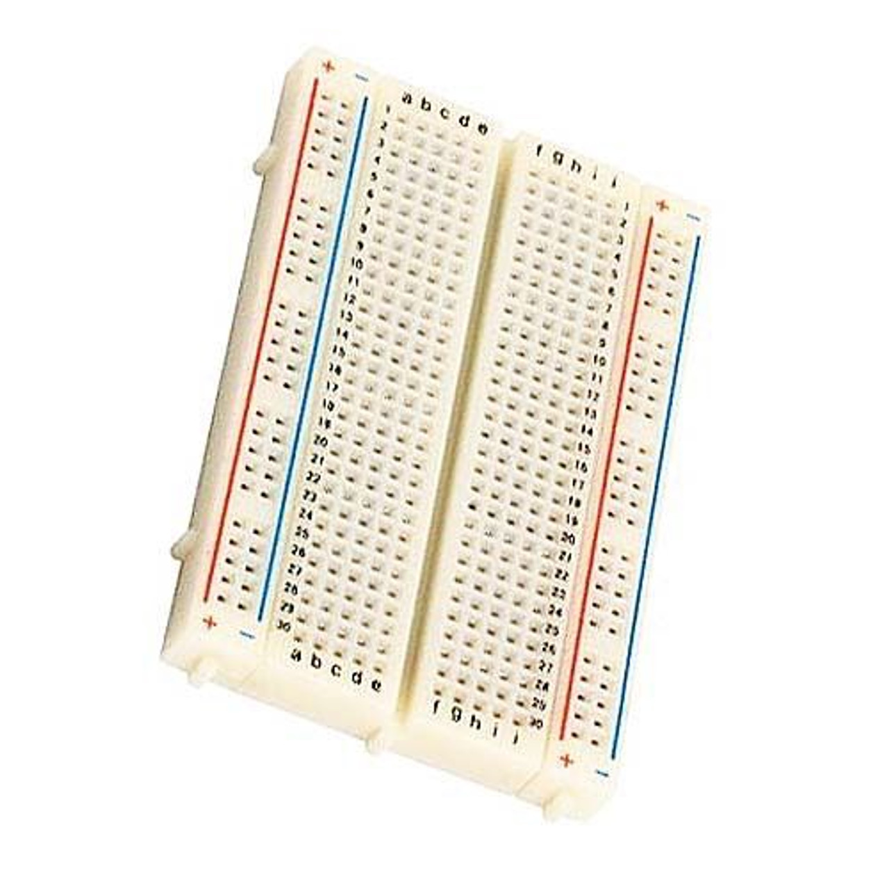 Steren 509-005 Solderless Breadboard TP 400 Tie Point Protoboard 19-29 AWG Electronic Projects Test Reusable Prototyping ABS Polymer, Part # 509005