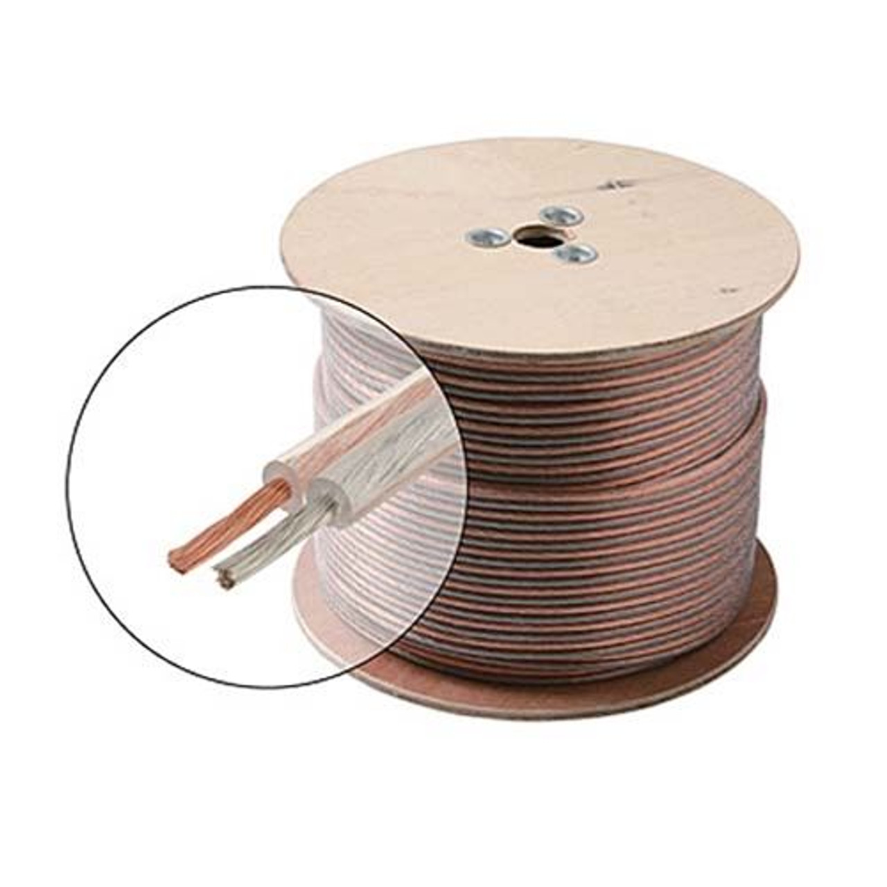 Steren 255-314CL 50' FT 14 AWG GA Speaker Cable Wire 2 Conductor Copper Polarized Bulk High Performance Sound Quality Oxygen Free Audio Speaker Cable Stranded Flexible, Part # 255314CL