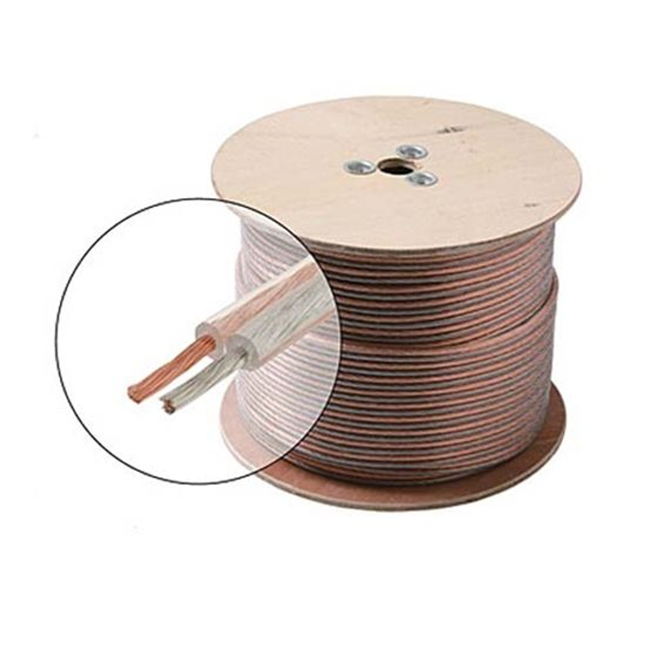 Steren 255-314CL 1000' FT 14 AWG GA Speaker Cable Wire 2 Conductor Copper Polarized High Performance Sound Quality Oxygen Free Audio Speaker Cable Stranded Flexible, Part # 255314CL