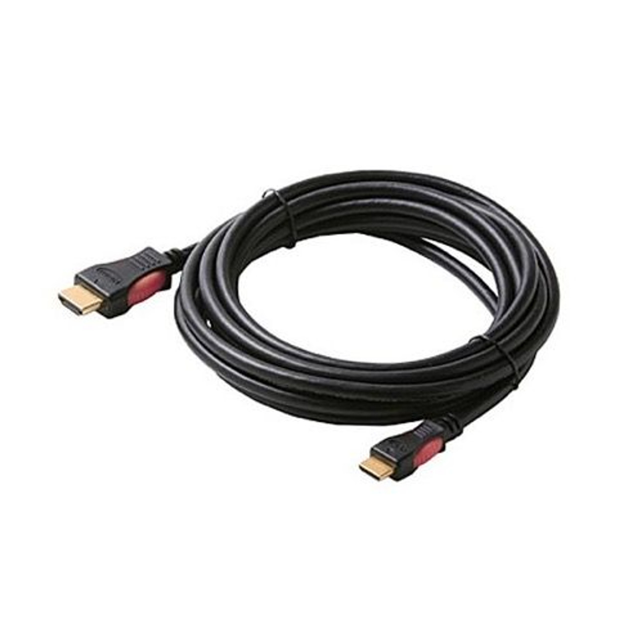 Steren 516-423BK 3' FT HDMI Cable Type A Male to Type C Mini Male A/C 19 Pin Gold Video High Speed 1.3 1080P Category 2 Black Digital HDTV Gold Series Certified Approved Multi-Media Interface Interconnect with Gold Connectors, Part # 516423-BK