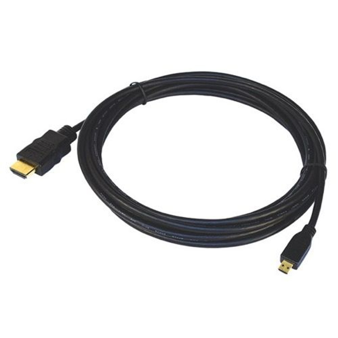 Eagle 12' Ft HDMI Male to HDMI Micro Male Cable Digital Audio Video 1.4v 34 AWG Cable Pigtail Audio Video Smartphone To TV HDTV to Phone MicroHDMI to HDMI Cable