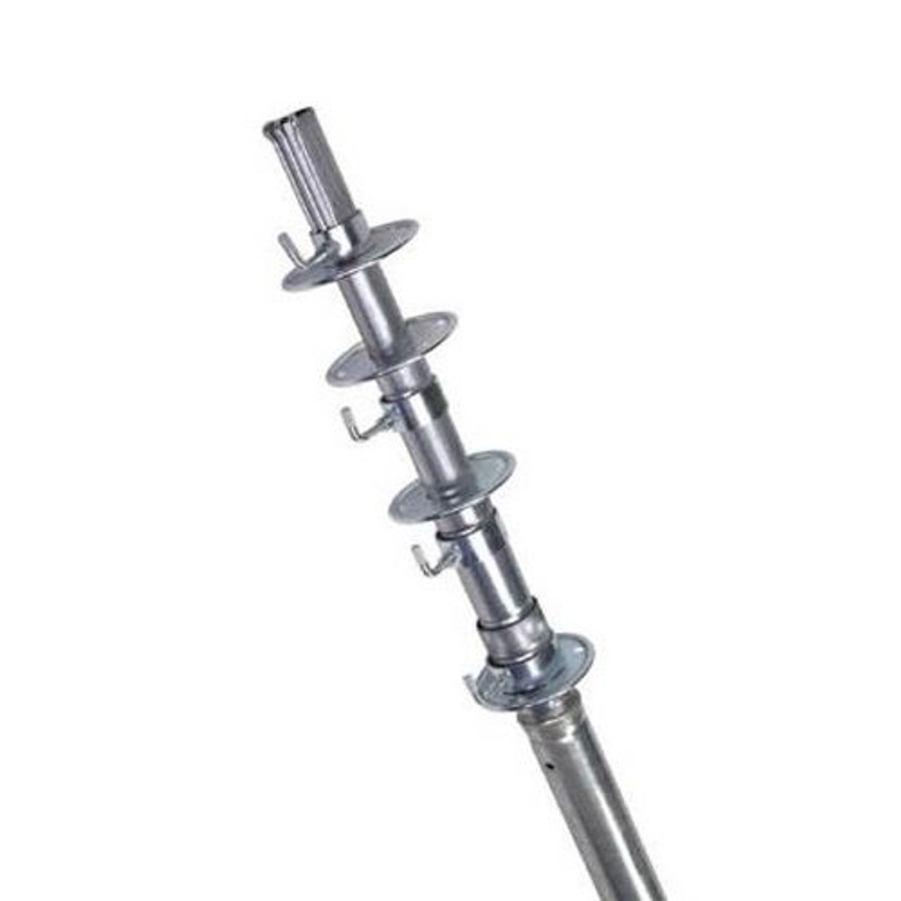 EAGLE TM-40-U-95 Telescoping MAST Antenna 27 FT Push Up TV Mount Pole 18 AWG Heavy Duty Galvanized Steel 4 Section Unit With Guy Rings and Clamps UPS